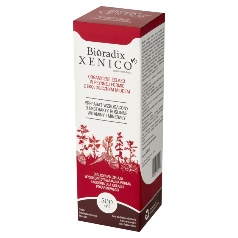 Xenicopharma BIORADIX - żelazo organiczne w płynie