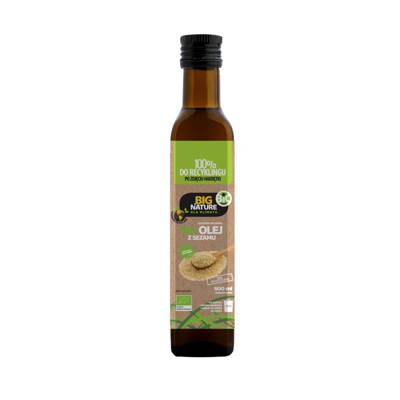 Big Nature Olej sezamowy 500 ml BIO