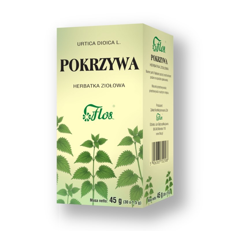 Flos Pokrzywa herbatka ziołowa 30 x 1,5 g