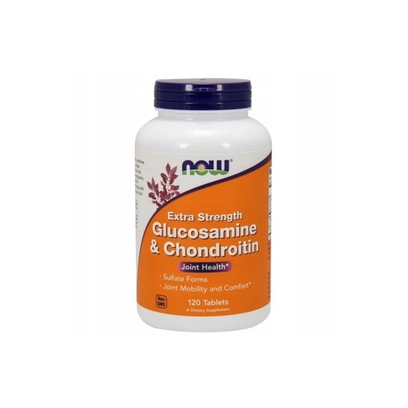 Now Foods Glukozamina Z Chondroityną 120 T