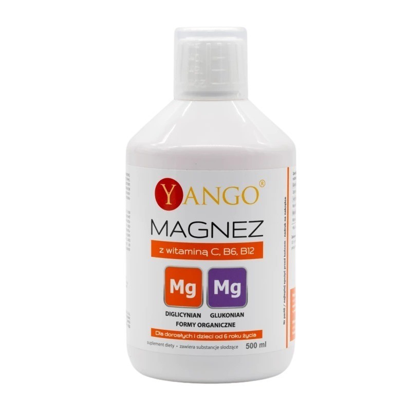 Yango Magnez  z witaminą C B6 B12 500 ml