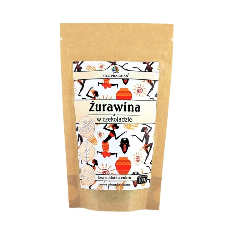 Pięć Przemian Żurawina w Czekoladzie 100 g