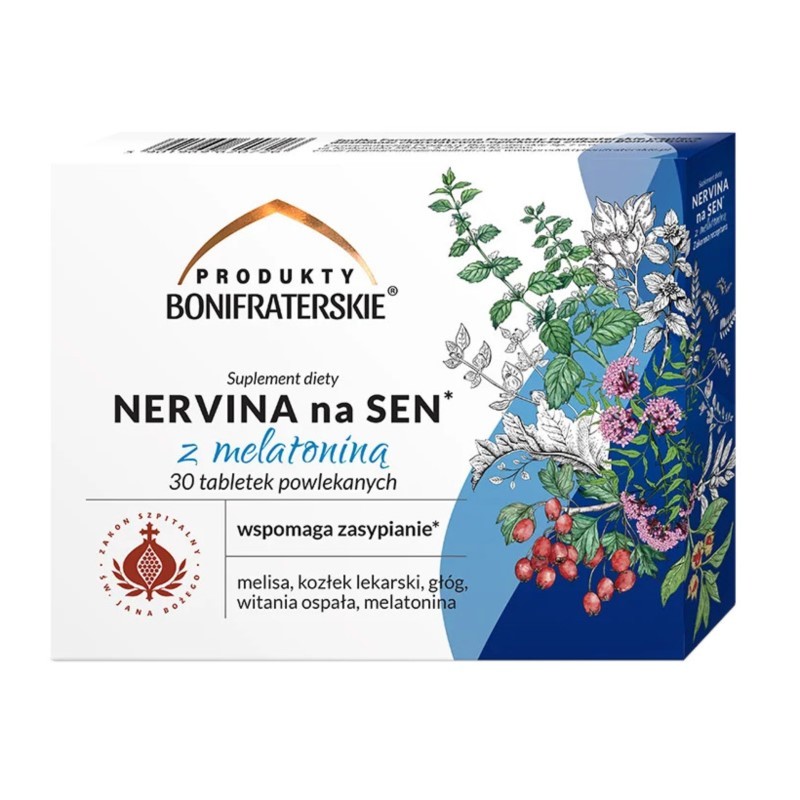 Produkty Bonifraterskie Nervina na SEN 30 tab.