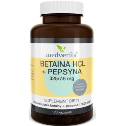 Medverita Betaina HCL Papsyna 325/75 mg 120