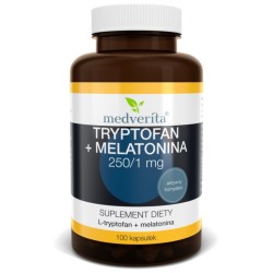 Medverita Trypotofan + Melatonina 100 kap