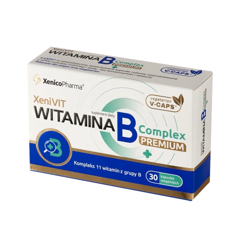 XeniVIT Witamina B Complex Premium 30 kaps. Vcaps®