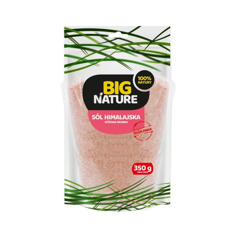 Big Nature Sól Himalajska różowa drobna 350 g