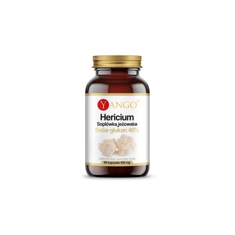 Yango Hericium 90 k Spolówka jeżowata Beta-glukan