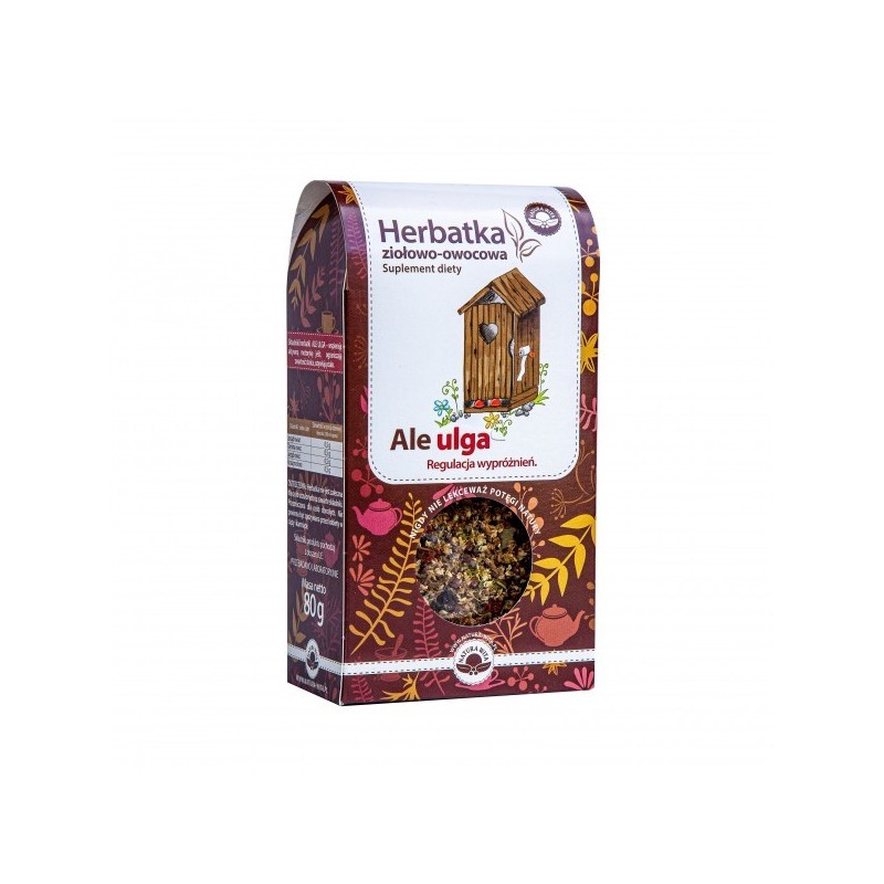 Natura Wita Herbata Ale Ulga 80G Ziołowa-owocowa