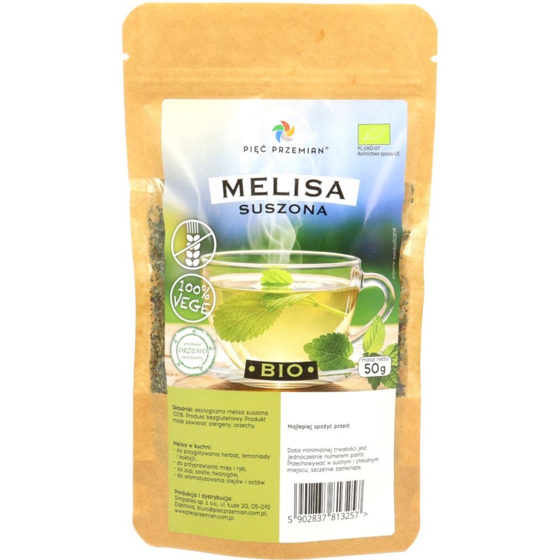 Pięć Przemian Melisa suszona 50 g
