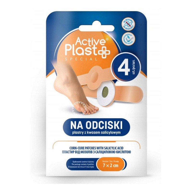 ActivePlast Plastry na odciski z kw. salicylowym
