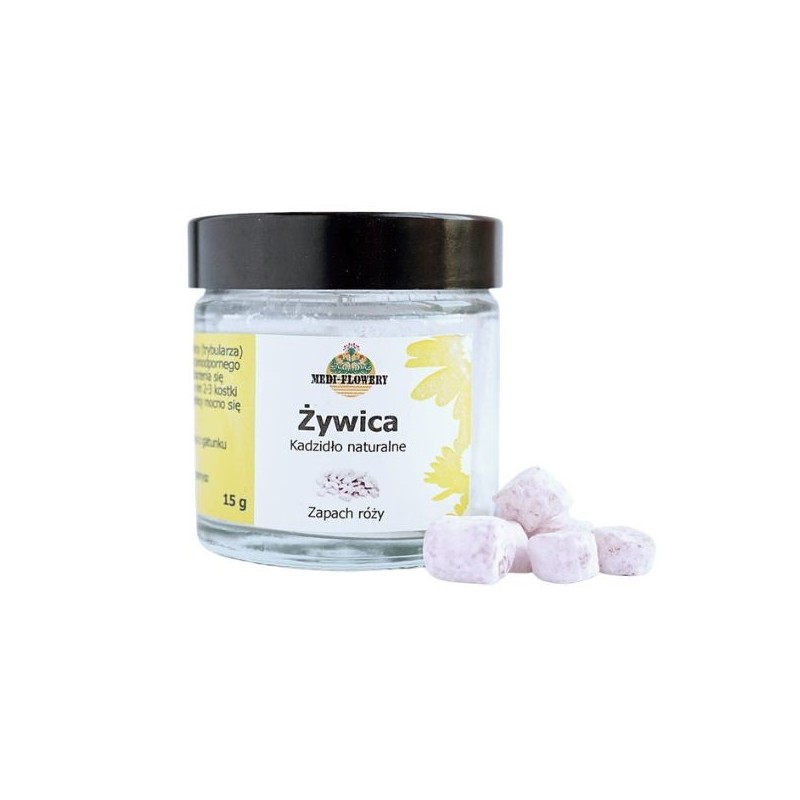 Medi-Flowery Żywica Kadzidło Naturalne Róża 15