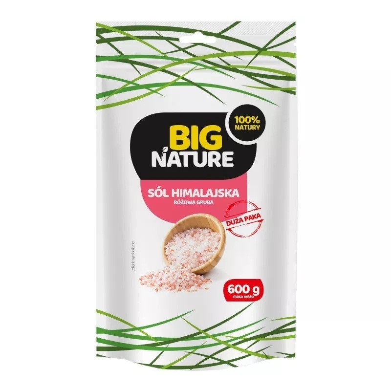 Big Nature Sól Himalajska różowa gruba 1,1 KG