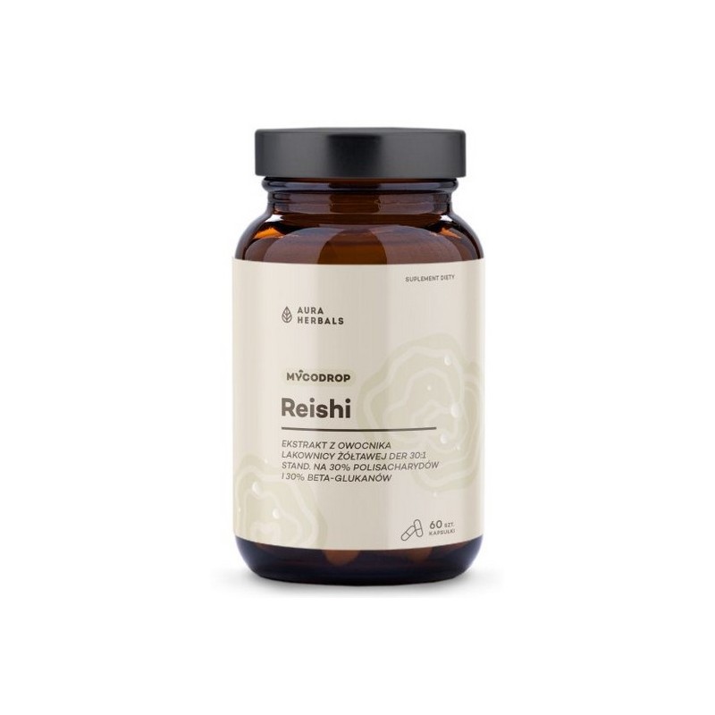 Aura Herbals Reishi 30:1 beta - glukan 60 szt