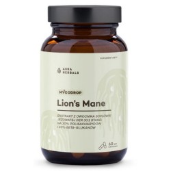 Aura Herbals Lions Mane 30:1 beta-glukan 60 szt
