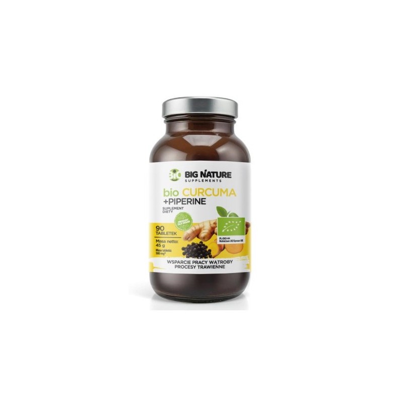 Big Nature Curcuma + PIPERINE BIO 90 t.
