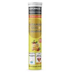 WITAMINA C 1000 + Colostrum 20 tabletek musujących