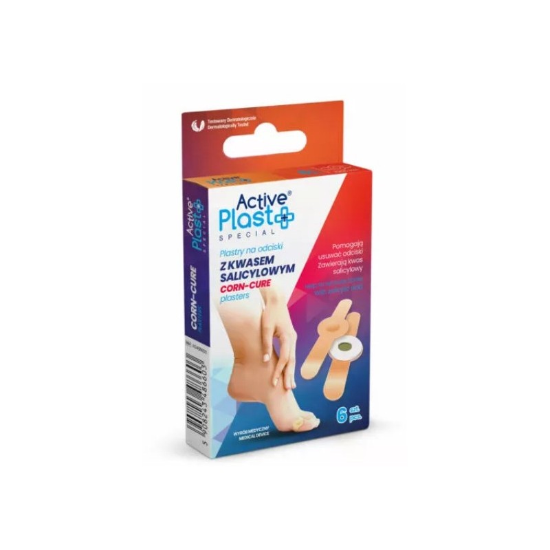 ActivePlast Plastry na odciski z kw. salicylowym
