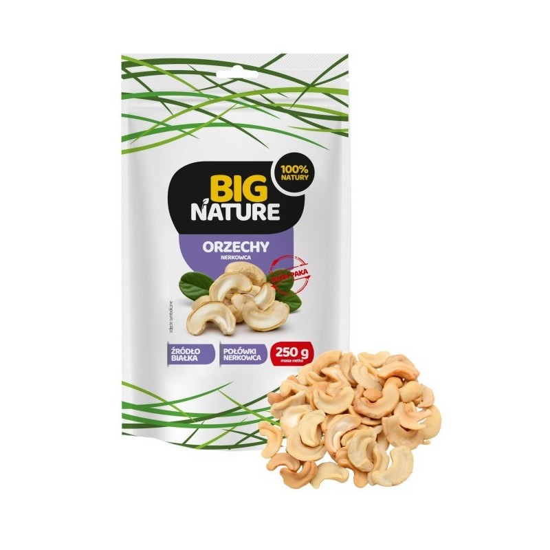 Big Nature Orzechy Nerkowca połówki 250 g