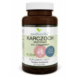Medverita Karczoch ekstrakt 5% z cynaryny 120 kap