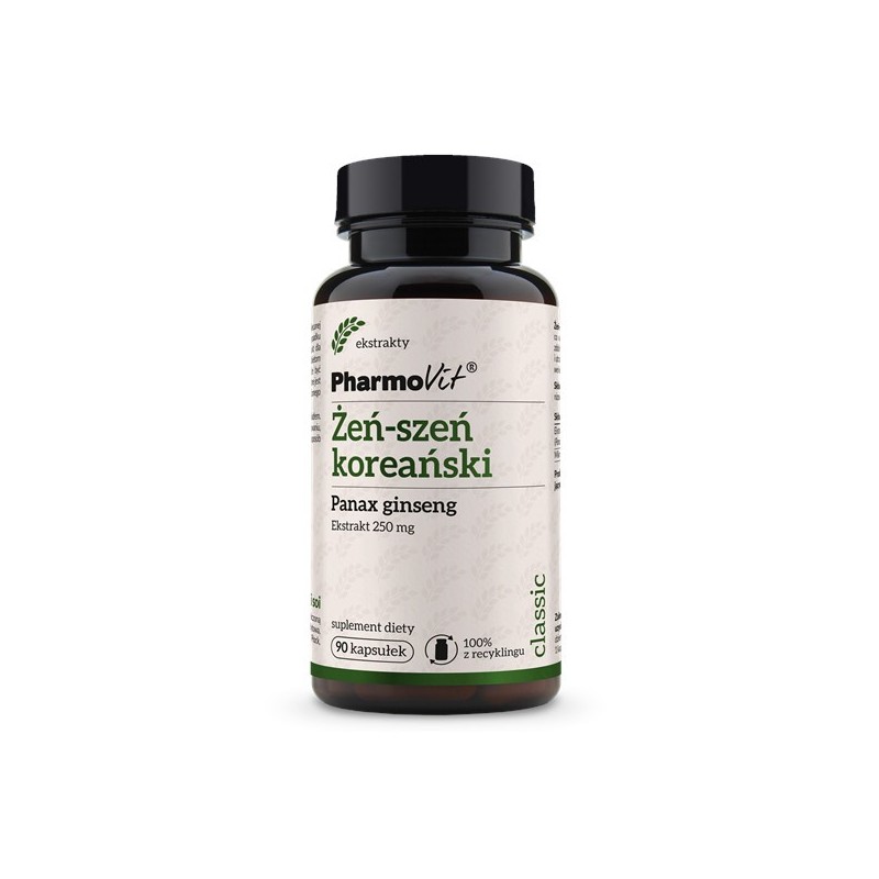 Pharmovit Żeń-szeń koreański 250 mg 90 k