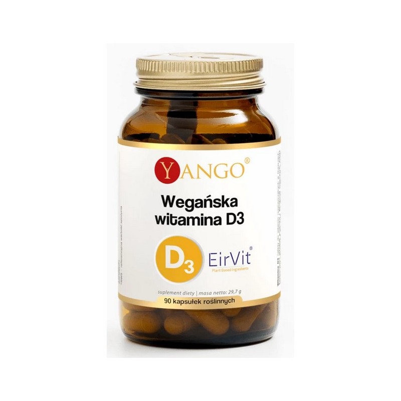 Yango Wegańska Witamina D3 90 k