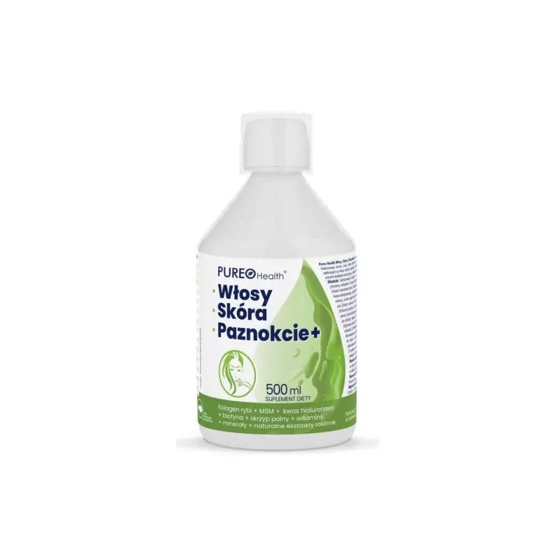 Pureo Health Włosy skóra paznokcie+ 500 ml