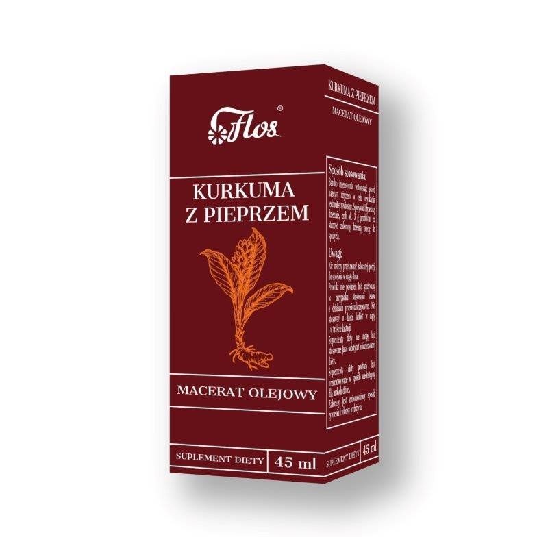 Flos Kurkuma z Pieprzem macerat olejowy 45 ml