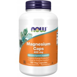 Now Foods Magnesium Caps 400 mg 180 kapsułek