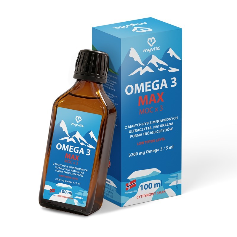 Myvita Omega 3 MAX  w płynie 100 ml