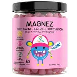 Myvita Żelki Naturalne MAGNEZ 60 szt.