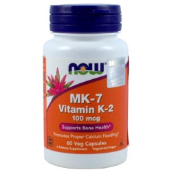 Now Foods Witamina Mk7  K2 100 Mg 60 K