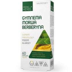 Medica Herbs Gymnema Morwa Berberyna 60 k