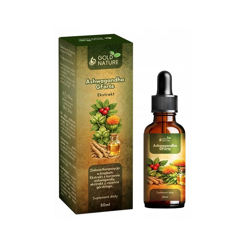 GoldNature Ashwagandha GForte ekstrakt 50 ml