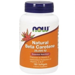 Now Foods Beta Carotene Naturalny  180 K