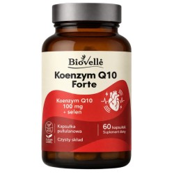 Biovelle Koenzym Q10 Forte + Selen 60 kap