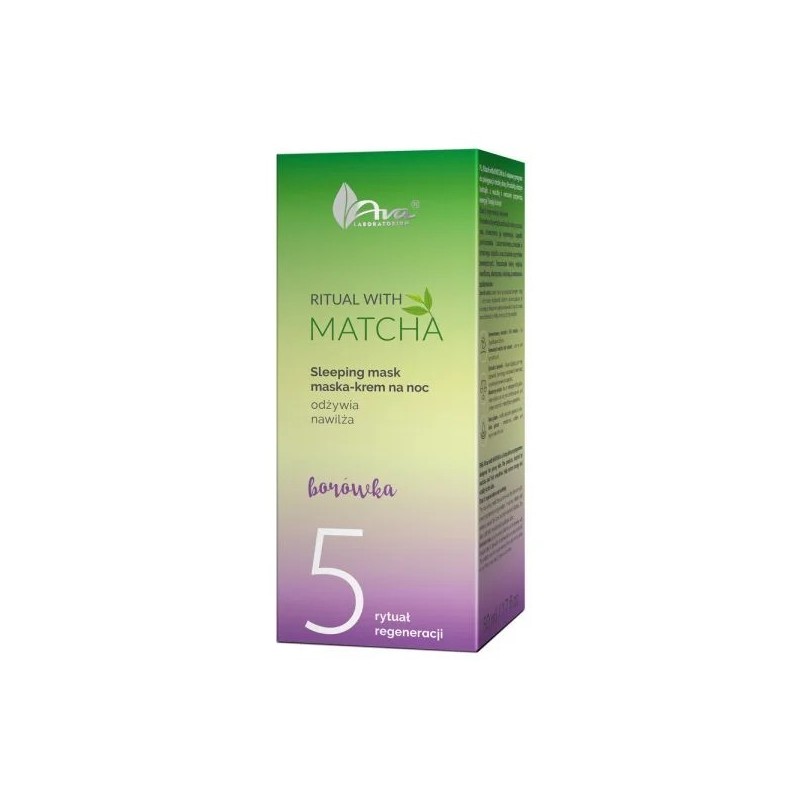 AVA Matcha Rituals Maska Krem na noc 50 ml No5