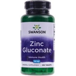 Swanson Cynk (Gluconate) 30 Mg 250 T