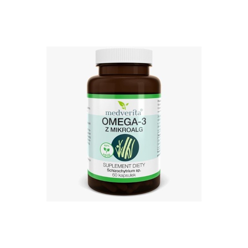 Medverita Omega 3 z Mikroalg 60 k