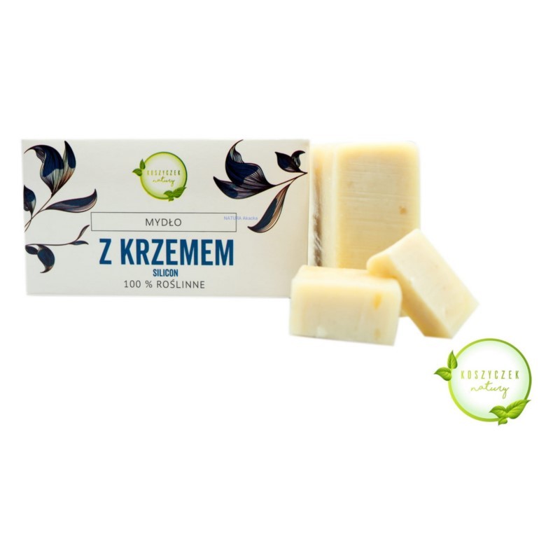 Mydło naturalne roślinne z krzemem 100 g