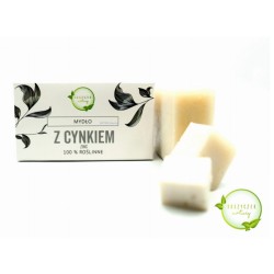 Mydło naturalne roślinne z cynkiem 100 g