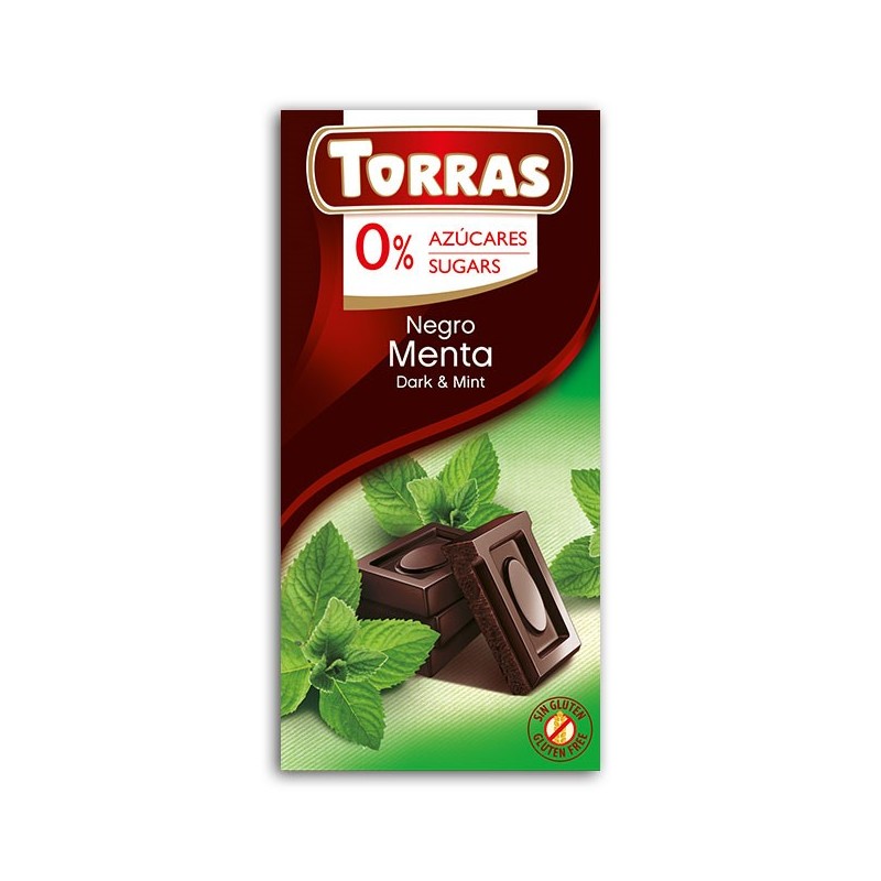 Torras Czekolada gorzka z miętą 75 g