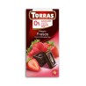 Torras Czekolada gorzka z truskawkami 75 g