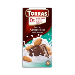 Torras Czekolada mleczna z migdałami 75 g