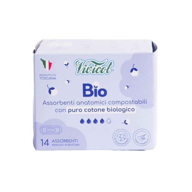 Vivicot Bio Podpaski Higieniczne Anatomic 14 szt.