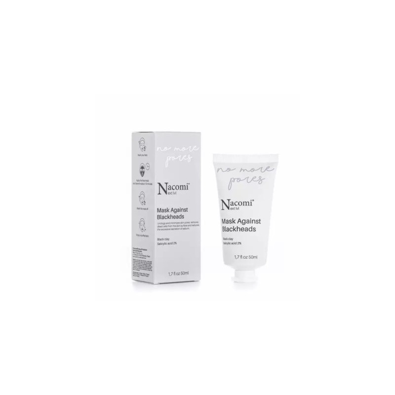 Nacomi Maska Przeciw Zaskórnikom 50ml
