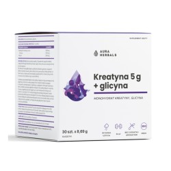 Aura Herbals Kreatyna monohydrat 5 g + glicyna 30s