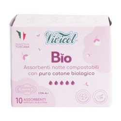 Vivicot Bio Podpaski Higieniczne Na Noc 10 Szt.