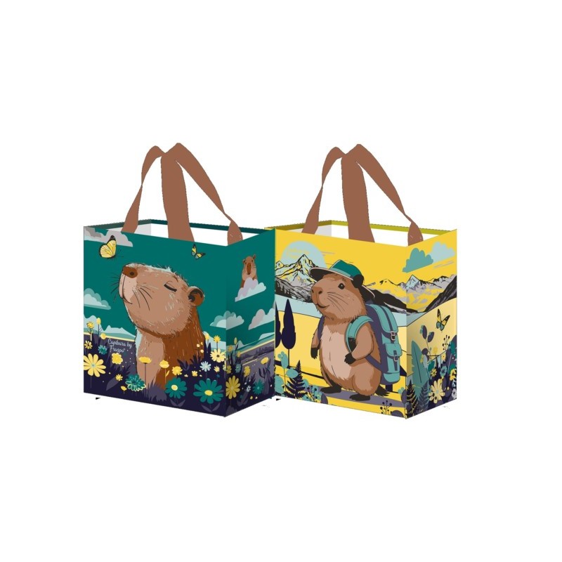 Torba Z Pp Mini Kapibara zielono-cytrynowa 10 L