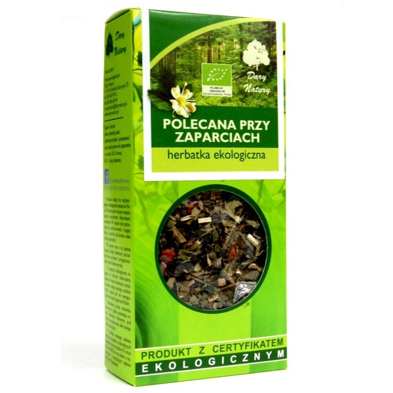Dary Natury Herbata przy Zaparciach 50 g Eko
